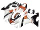 Mejores Carenados Moto Kawasaki ZX10R 2006-2007 - Blanco Naranja Negro