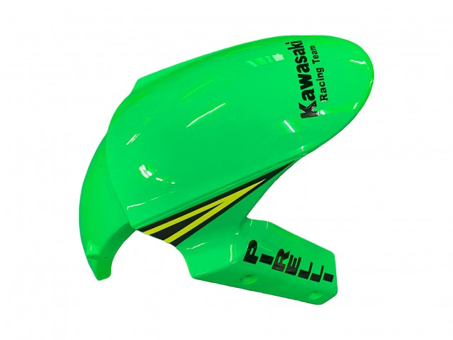 Mejores Carenados Moto Kawasaki ZX10R 2011-2015 - Verde Amarillo Negro Blanco Elf Monstruo
