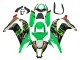 Mejores Carenados Moto Kawasaki ZX10R 2011-2015 - Verde Amarillo Negro Blanco Elf Monstruo