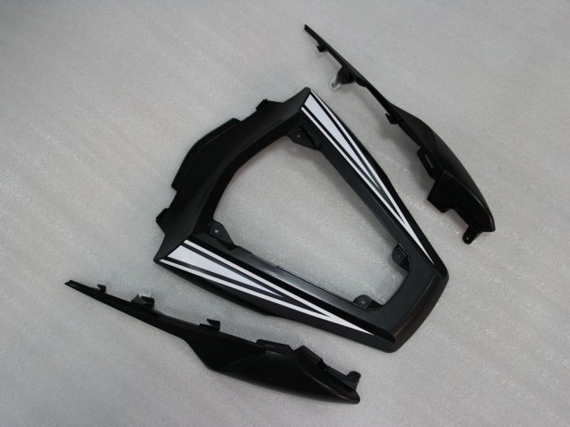 Mejores Carenados Moto Kawasaki ZX10R 2011-2015 - Negro Brillante Blanco Elf Nieve Calcomanía