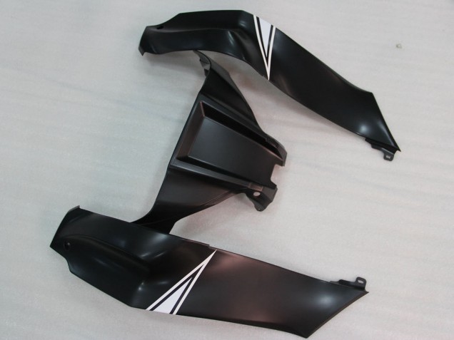 Mejores Carenados Moto Kawasaki ZX10R 2011-2015 - Negro Brillante Blanco Elf Nieve Calcomanía