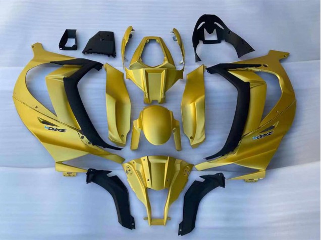Mejores Carenados Moto Kawasaki ZX10R 2011-2015 - Oro Negro