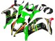 Mejores Carenados Moto Kawasaki ZX10R 2016-2020 - Verde Amarillo Rojo Negro Elf Monstruo