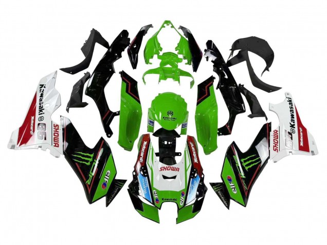 Mejores Carenados Moto Kawasaki ZX10R 2021-2025 - Verde Negro Blanco Rojo Azul Showr Elf Monstruo