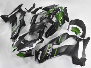 Mejores Carenados Moto Kawasaki ZX10R 2021-2025 - Negro Mate Verde Blanco
