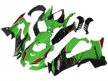 Mejores Carenados Moto Kawasaki ZX10R 2021-2025 - Verde Negro Rojo
