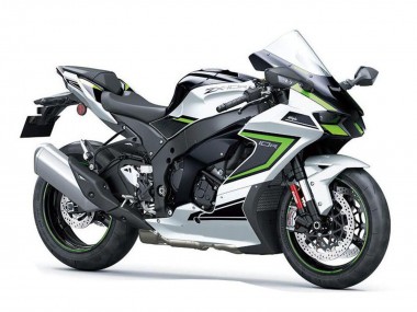 Mejores Carenados Moto Kawasaki ZX10R 2021-2025 - Plata Gris Verde Negro