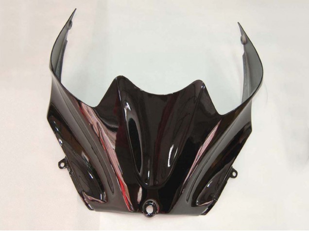 Mejores Carenado Moto Kawasaki ZX14R ZZR1400 2006-2011 - Negro Brillante Verde Llama