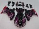 Mejores Carenados Moto Kawasaki ZX14R ZZR1400 2006-2011 - Negro Brillante Rojo Rosa Llama
