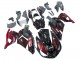 Mejores Kits Carenado Moto Kawasaki ZX14R ZZR1400 2006-2011 - Negro Brillante Rojo Llama