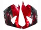 Mejores Kits Carenado Moto Kawasaki ZX14R ZZR1400 2006-2011 - Negro Brillante Rojo Llama