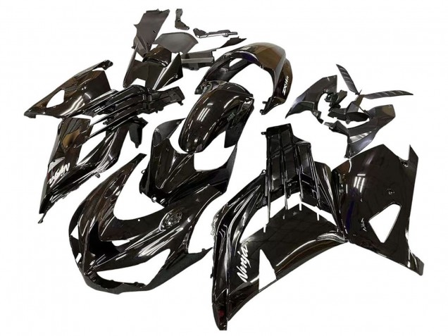 Mejores Carenados Moto Kawasaki ZX14R ZZR1400 2012-2024 - Negro Brillante Negro Mate Blanco Ninja