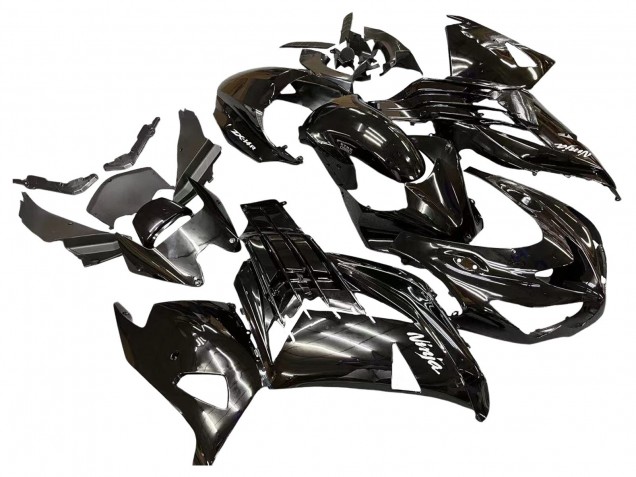 Mejores Carenados Moto Kawasaki ZX14R ZZR1400 2012-2024 - Negro Brillante Negro Mate Blanco Ninja