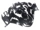 Mejores Carenado Moto Kawasaki ZX14R ZZR1400 2012-2024 - Negro Brillante Negro Mate Blanco Ninja