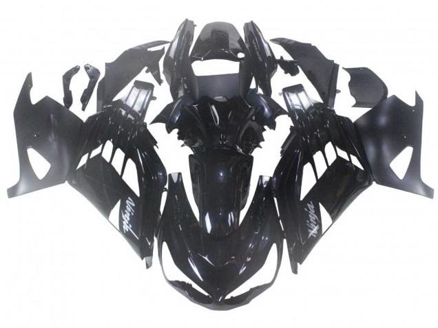 Mejores Carenado Moto Kawasaki ZX14R ZZR1400 2012-2024 - Negro Brillante Negro Mate Blanco Ninja
