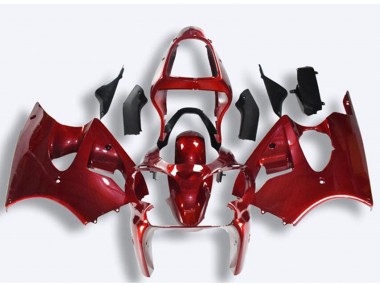 Mejores Carenados Moto Kawasaki ZX6R 2000-2002 - Rojo