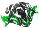Mejores Kits Carenado Moto Kawasaki ZX14R ZZR1400 2012-2024 - Verde Negro Brillante