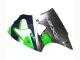 Mejores Carenados Moto Kawasaki ZX6R 1998-1999 - Verde Blanco Azul Oscuro Plata