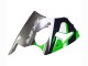 Mejores Carenados Moto Kawasaki ZX6R 1998-1999 - Verde Blanco Azul Oscuro Plata