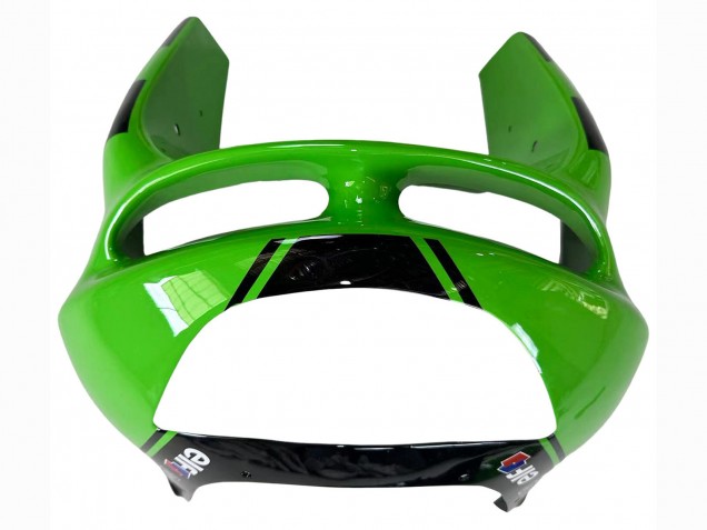 Mejores Carenados Moto Kawasaki ZX6R 1998-1999 - Verde Negro Brillante Elf Bridgestone