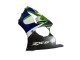 Mejores Carenados Moto Kawasaki ZX6R 1998-1999 - Verde Blanco Azul Plata Negro Brillante