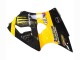 Mejores Carenados Moto Kawasaki ZX6R 1998-1999 - Amarillo Negro Monstruo Elf Bridgestone