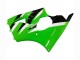 Mejores Carenados Moto Kawasaki ZX6R 2000-2002 - Verde Blanco Negro