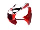 Mejores Carenados Moto Kawasaki ZX6R 2000-2002 - Blanco Rojo Negro