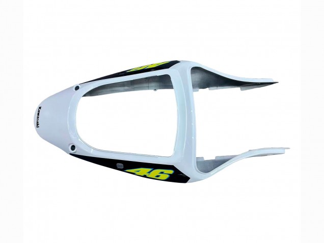 Mejores Carenados Moto Kawasaki ZX6R 2000-2002 - Blanco Rojo Negro