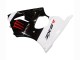 Mejores Carenados Moto Kawasaki ZX6R 2000-2002 - Blanco Negro Rojo Monstruo