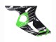 Mejores Carenados Moto Kawasaki ZX6R 2003-2004 - Verde Blanco Negro