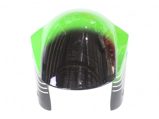 Mejores Carenados Moto Kawasaki ZX6R 2003-2004 - Verde Blanco Negro