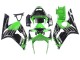 Mejores Carenados Moto Kawasaki ZX6R 2003-2004 - Verde Blanco Negro