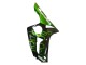 Mejores Carenados Moto Kawasaki ZX6R 2003-2004 - Negro Brillante Verde Llama