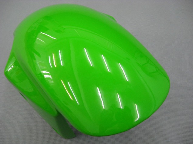 Mejores Carenados Moto Kawasaki ZX6R 2003-2004 - Verde Blanco Negro Elf Bridgestone