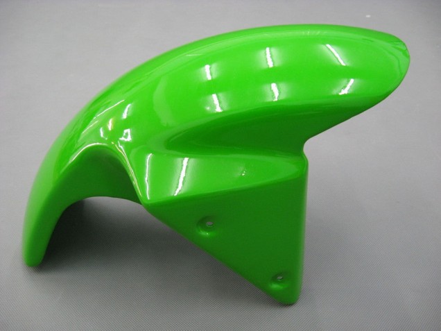 Mejores Carenados Moto Kawasaki ZX6R 2003-2004 - Verde Blanco Negro Elf Bridgestone
