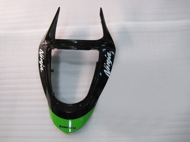 Mejores Carenados Moto Kawasaki ZX6R 2003-2004 - Verde Negro Elf Bridgestone