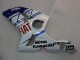 Mejores Carenados Moto Kawasaki ZX6R 2003-2004 - Blanco Azul Rojo Fiat