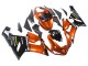 Mejores Carenado Moto Kawasaki ZX6R 2005-2006 - Naranja Negro