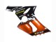 Mejores Carenado Moto Kawasaki ZX6R 2005-2006 - Naranja Negro