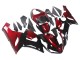 Mejores Carenado Moto Kawasaki ZX6R 2005-2006 - Rojo Negro Brillante