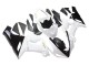 Mejores Carenados Moto Kawasaki ZX6R 2005-2006 - Blanco Negro Oro Ninja