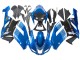 Mejores Carenados Moto Kawasaki ZX6R 2007-2008 - Negro Azul Elf