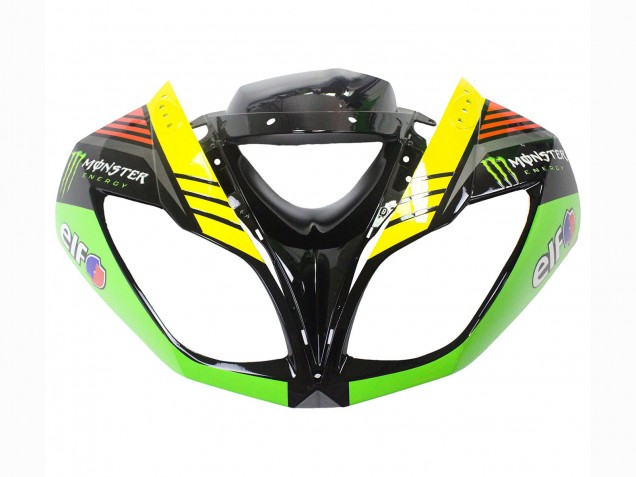 Mejores Carenados Moto Kawasaki ZX6R 2009-2012 - Verde Negro Brillante Amarillo Blanco Rojo Elf Monstruo