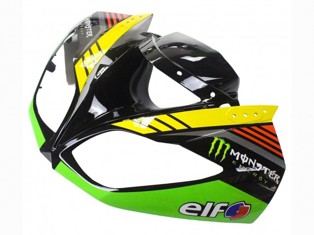 Mejores Carenados Moto Kawasaki ZX6R 2009-2012 - Verde Negro Brillante Amarillo Blanco Rojo Elf Monstruo