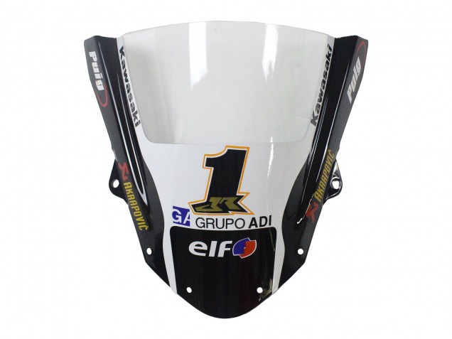 Mejores Carenados Moto Kawasaki ZX6R 2009-2012 - Verde Negro Brillante Amarillo Blanco Rojo Elf Monstruo