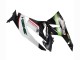 Mejores Carenados Moto Kawasaki ZX6R 2009-2012 - Blanco Rojo Negro Verde