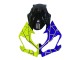 Mejores Carenados Moto Kawasaki ZX6R 2019-2022 - Azul Amarillo