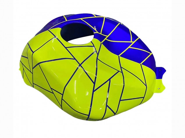 Mejores Carenados Moto Kawasaki ZX6R 2019-2022 - Azul Amarillo