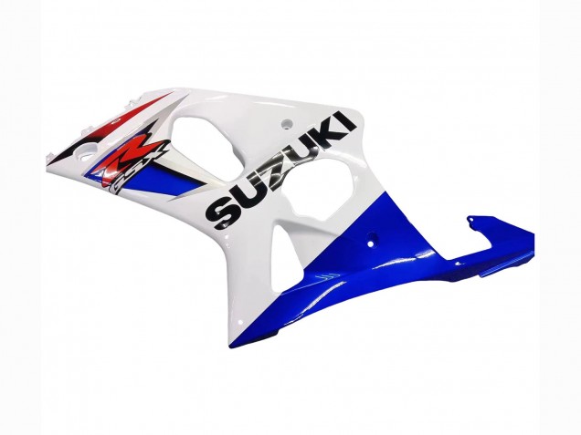 Mejores Carenados Moto Suzuki GSXR1000 2000-2002 - Blanco Azul Rojo
